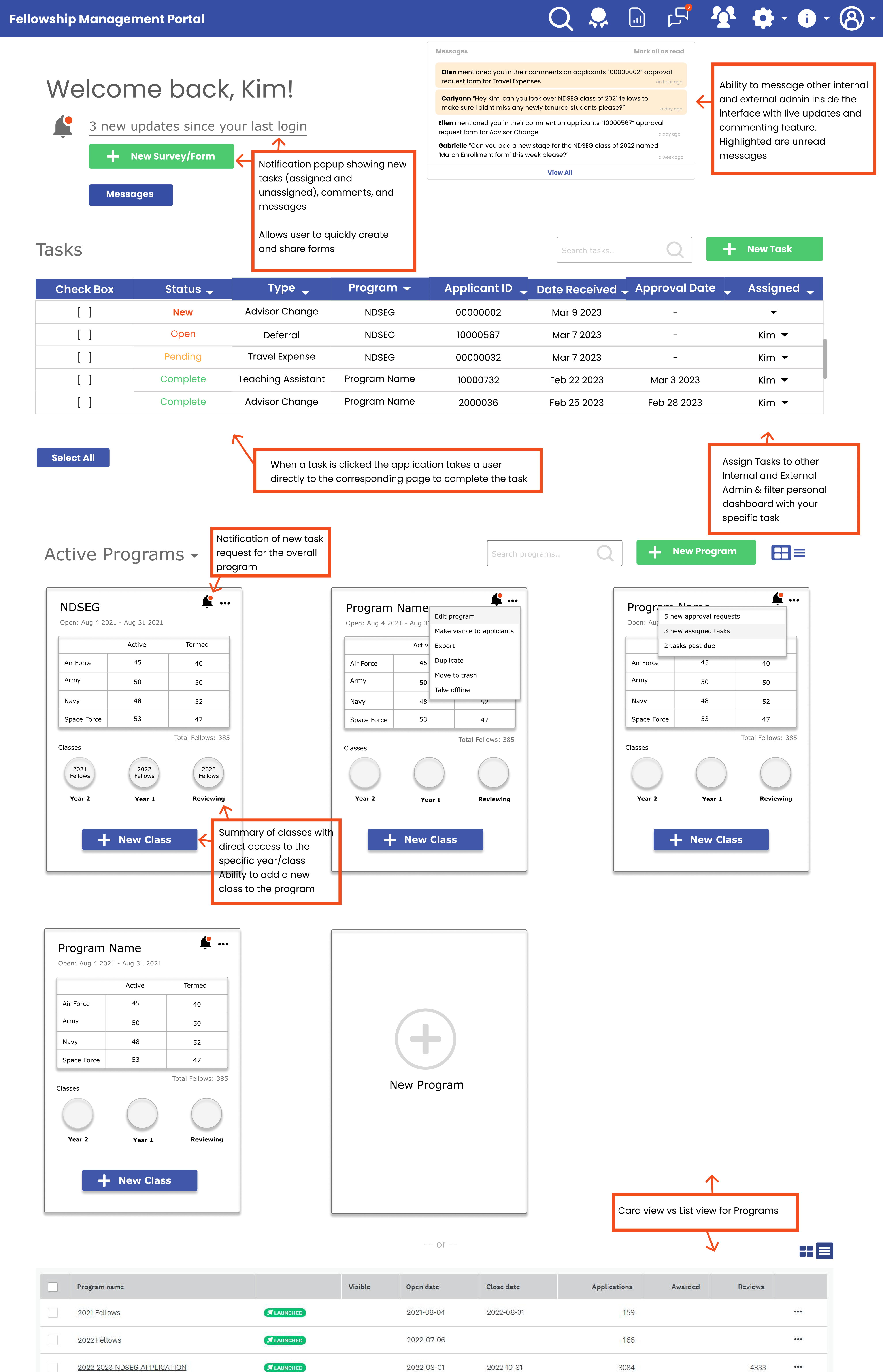 Fellowship Management System